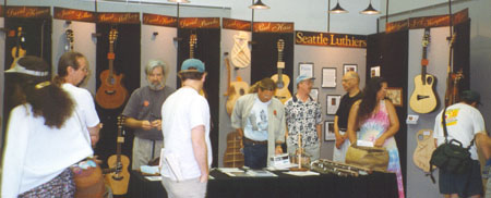 SLUG booth at Folklife 1999
